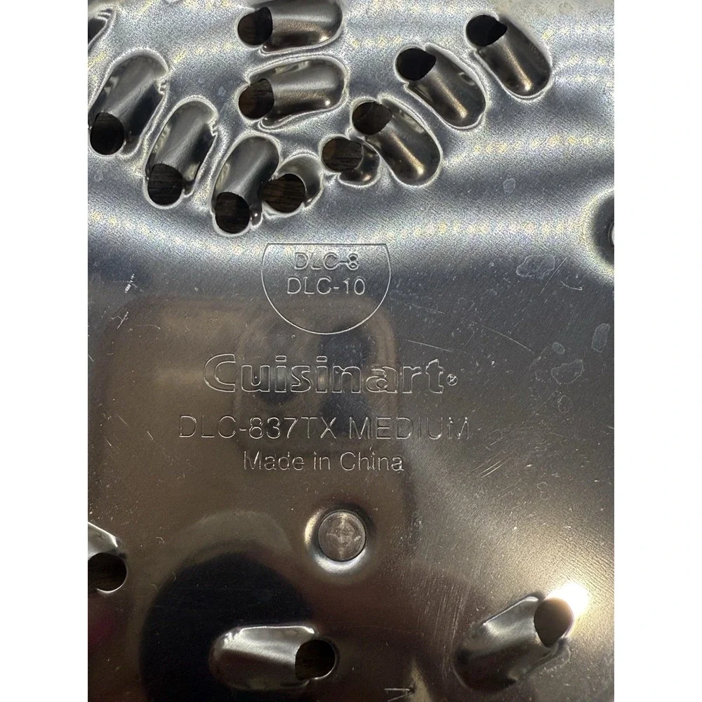 Cuisinart Prep 11 Plus Food Processor DLC-837TX‎ & DLC-844TX Discs Plates